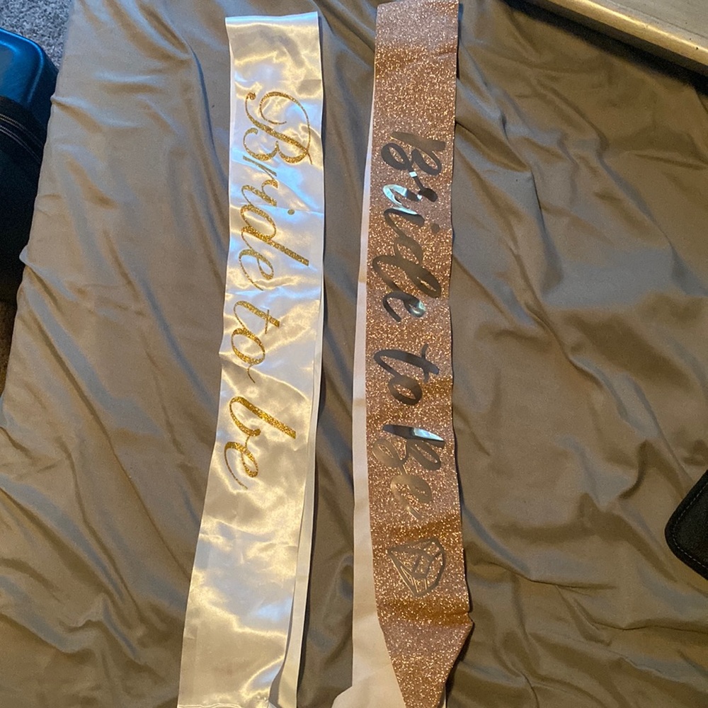 Bride to be sashes